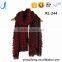Women Soft Fringe Winter Plaid Cashmere Scarf