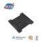Railway rubber rail plate