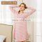Qianxiu Low MOQ Colorful Cheap Cotton Striped Nightgown