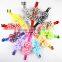 Aliepress Chiffon striped bow with European hot 13 color spot children headdress