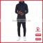 wholesale design your own tracksuit / black color men suit slim fit with factory price H-1908