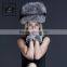 Winter fashion luxurious thick women natural animal fox fur hat