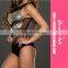 Women Sheer Sheen Sequined Sexy Dot Gleaming Teddy Lingerie