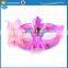 PVC Material Glitter Venetian Party Eye Mask with Flower Decorated