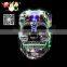 Customized logo Halloween light up skull mask