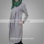 Islamic Long Elegant Tunic Tops Pleated Design Women Long Tops for Muslim