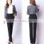Formal Black Long Loose Lady Dress Pants Office Fashion Suit Pant for Women