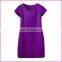 Future-proof Short Sleeves Optional Color Yarn Dyed Cotton Fabric Dress