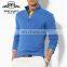 Custom 1/4 Zip Up High Quality Mens Plain Polo Neck Pullover Knitted Pure Wool Sweater