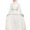 custom white lace dubai abaya wholesale,muslim girl dress,dubai muslim wedding dress in china