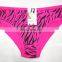 hot sell new design zebra young girl cotton panty