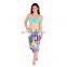 Multicolour Tropical Floral Print Sarong