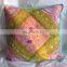 Silk Cushion Cover,Sari Patchwork Cushion Cover,Sequins Patches Cushion Cover