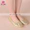 X-8053 Professional Gold full sequins practice soft sole belly dance shoes for women