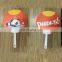 plastic white stick summer advertising gift promotional hand fan