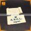Environmental brand woven label tag for foreign trading garments cotton clothes neck label