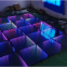 3D mirror abyss dance floor led panel tile for club stage