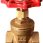 High-grade Brass PN16 Bress Gate Valves 90 Color Yellow / Red