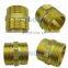 Brass copper plumbing fitting male thread G 1-1/4", 1-1/2", 2 inch union fast connector water hydraulic joint
