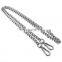Stainless steel 304 material double head buckle iron chain pet supplies dog leash