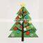 Hot selling holiday felt christmas tree pendant decoration