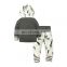 High Quality Infants& Toddlers Outfits Feather Print Hoodie And Trousers 2PCS Autumn Cotton Baby Boy Girl Set