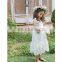 Girls' Dress 2020 Summer Cotton Ruffles Hollow Vest Clothes Dress
