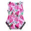 Baby Floral Jumpsuits 2019 SUMMER WATERMELON full print TASSELS Kids Girls Bodysuit Infant  Sleeveless Rompers