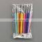 Knitting tool sweater needle monochrome soft handle aluminum hook crochet hooks set of 8pcs