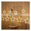 Led string star night decor neon light wall lights indoor for christmas decoration wedding decorative holiday lighting