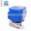 CWX25S 9V 12V DC9-24V DN10 DN15 brass motorized irrigation valve with signal feedback and manual override