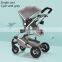 New 2018 Baby Stroller 3 In 1 For 0-3 Years Baby Prams With Removable Shopping Basket