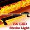 Universal 54 LED Amber Traffic Advisor Double Side Strobe Flash Lamp Light Bar Warning Fl=ashing Singal Light Waterproof