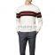 White 12gg Men's Cashmere Pullover Merino Wool Knitted Sweater Jumper Top