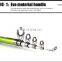 Durable High Quality 1.5-3m Foldable glass Fiber Fishing Telescopic Rod With ceramic guide