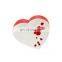 Decorated heart shaped gift box wholesale with Artifical wool  cover