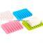 Fast Drying Clean Simple Bath Room Accessories Wholesale, Bulk Plastic Silicone Draining Soap Dish