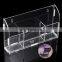 Acrylic Remote Control Storage Box Mobile Phone Holder for Home Office