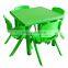 Professional Manufacturer Kindergarten Preschool Cheap Plastic Study Table Kids Furniture Table and Chiars Set