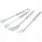 Hot sale 3pcs stainless steel Barbecue grill tools set Cooking utensil Outdoor camping BBQ tools set