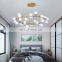 Nordic Modern Creative Glass Ball Chandelier Golden Pendant Light LED Hotel Pendant Light