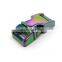 Custom Logo Metal Dog Collar Buckle Rainbow color 3/4inch Curved Metal Quick Release Buckle