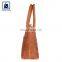 Manufacturer of Zip Closure Type and Cotton Lining Material Women Genuine Leather Handbag