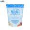 Wholesales biodegradable  kraft paper  zipper stand up  snack zip lock packing food bag with clear window