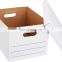 Custom Shipping Mailing Box Classic Moving Bankers Boxes Corrugated Paper Box With Easy Carry Handles