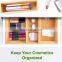 5-Piece Bamboo Storage Box Kitchen Wooden Drawer Organizer Box Bin Set