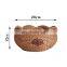 Hot Sale Rattan Weave Round Storage Basket,Creative Handcrafted Wicker Bowl Basket Handmade basket Vietnam Supplier