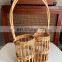 Hot Sale Decorative Vintage Rattan Boho Wicker Wine Holder Bottle Holder Basket Wholesale Vietnam Supplier