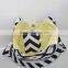 Factory Direct Sale Custom Chevron Shoulder Bag Zig Zag Print Shoulder Bag With Iphone Case