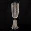 Custom Modern Tall Wedding Table Centerpieces Candelabra Crystal Glass Candelabra Flower Stand
